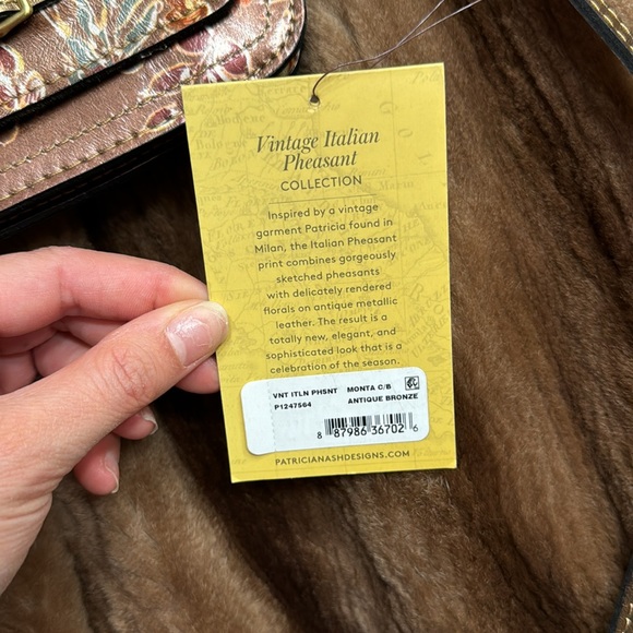 NWT Patricia Nash monta crossbody or clutch - Picture 3 of 8